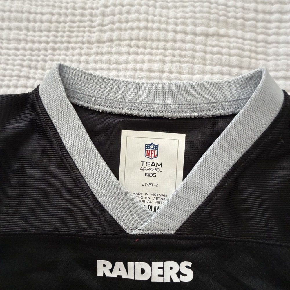 Davante Adams Las Vegas Raiders NFL Kids Jersey 2T Black - Picture 7 of 7